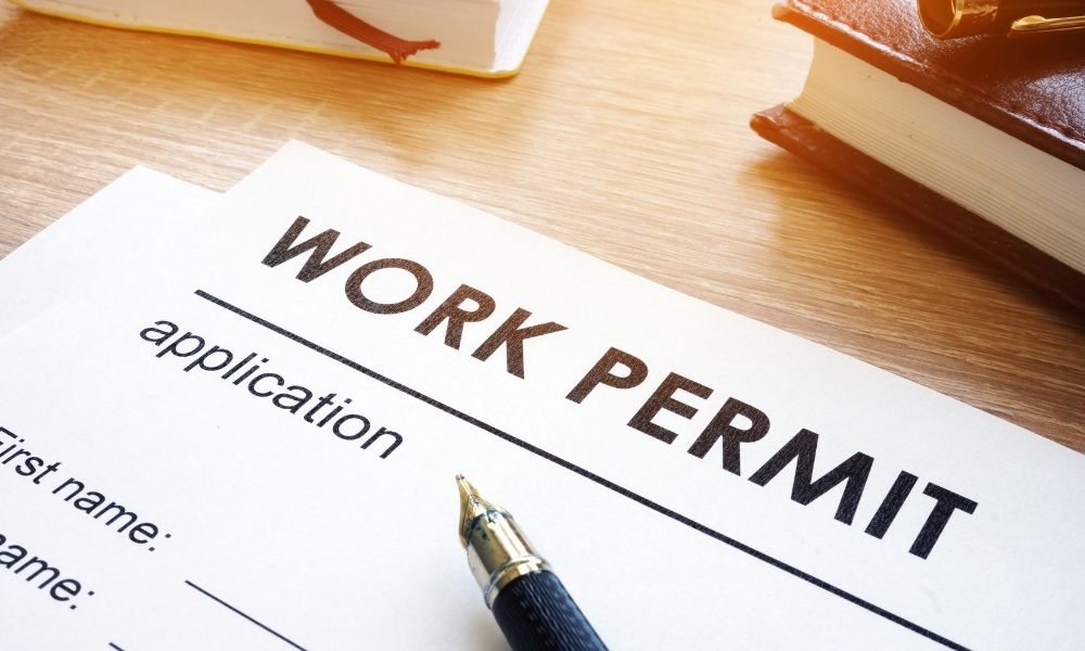 Work Visa training classroom at IELTS PTE Institute, Hisar